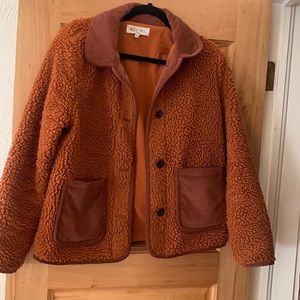 Alex Mill Marley jacket Size Small Burnt orange/brown color.